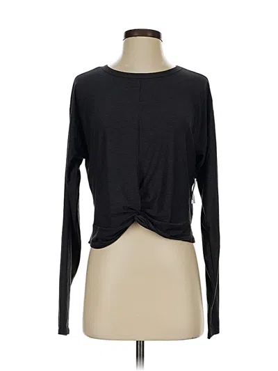 Pre-owned Active By Old Navy Long Sleeve T-shirt In Black