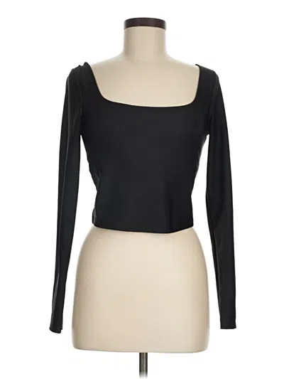 Pre-owned Active By Old Navy Long Sleeve T-shirt In Black