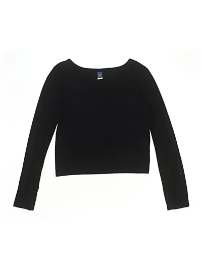 Pre-owned Active By Old Navy Kids' Long Sleeve T-shirt In Black