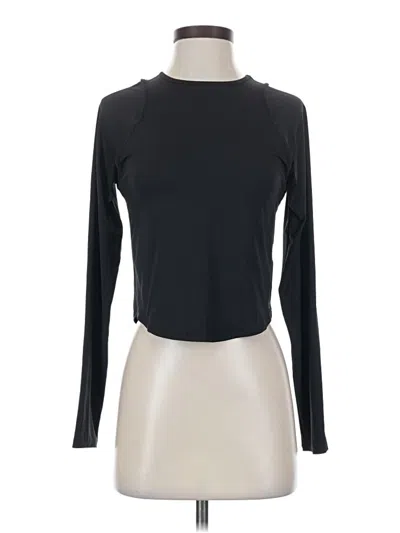 Pre-owned Active By Old Navy Long Sleeve T-shirt In Black