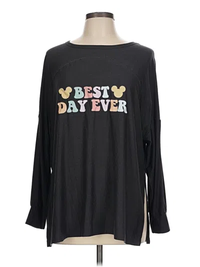 Pre-owned Active By Old Navy Long Sleeve T-shirt In Black