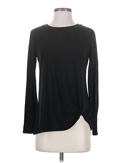 Pre-owned Active By Old Navy Long Sleeve T-shirt In Black