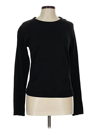 Pre-owned Active By Old Navy Long Sleeve T-shirt In Black