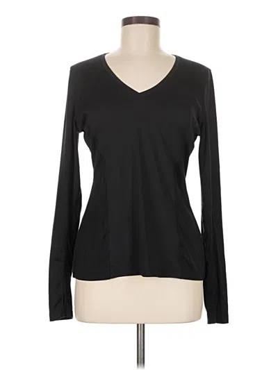Pre-owned Active By Old Navy Long Sleeve T-shirt In Black