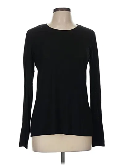 Pre-owned Active By Old Navy Long Sleeve T-shirt In Black