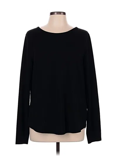 Pre-owned Active By Old Navy Long Sleeve T-shirt In Black
