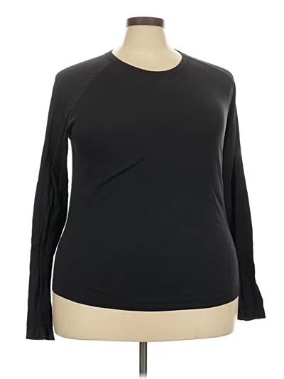 Pre-owned Active By Old Navy Long Sleeve T-shirt In Black