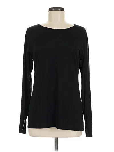 Pre-owned Active By Old Navy Long Sleeve T-shirt In Black