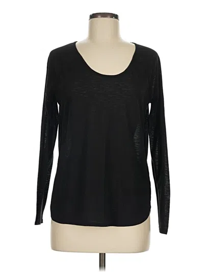 Pre-owned Active By Old Navy Long Sleeve T-shirt In Black