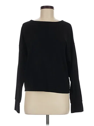 Pre-owned Active By Old Navy Long Sleeve T-shirt In Black