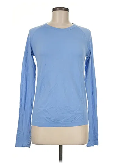 Pre-owned Active By Old Navy Long Sleeve T-shirt In Blue