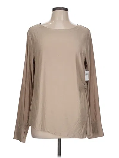 Pre-owned Active By Old Navy Long Sleeve T-shirt In Brown
