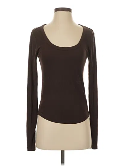 Pre-owned Active By Old Navy Long Sleeve T-shirt In Brown