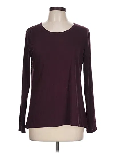 Pre-owned Active By Old Navy Long Sleeve T-shirt In Burgundy