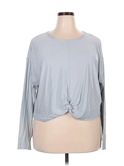 Pre-owned Active By Old Navy Long Sleeve T-shirt In Gray