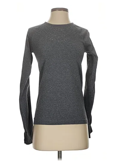 Pre-owned Active By Old Navy Long Sleeve T-shirt In Gray