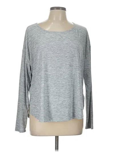 Pre-owned Active By Old Navy Long Sleeve T-shirt In Gray