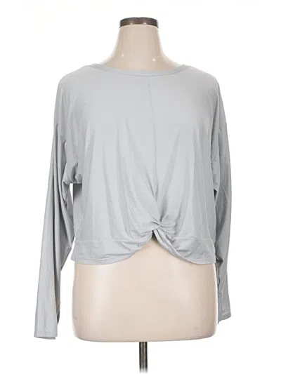 Pre-owned Active By Old Navy Long Sleeve T-shirt In Gray