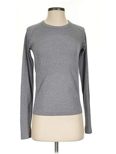 Pre-owned Active By Old Navy Long Sleeve T-shirt In Gray
