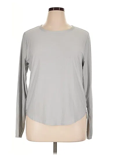 Pre-owned Active By Old Navy Long Sleeve T-shirt In Gray