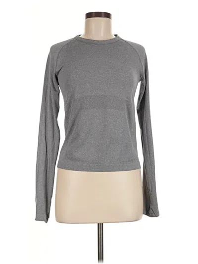 Pre-owned Active By Old Navy Long Sleeve T-shirt In Gray