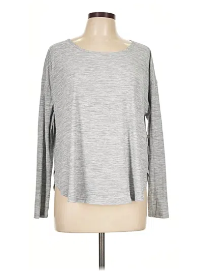 Pre-owned Active By Old Navy Long Sleeve T-shirt In Gray