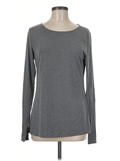 Pre-owned Active By Old Navy Long Sleeve T-shirt In Gray