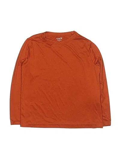 Pre-owned Active By Old Navy Kids' Long Sleeve T-shirt In Orange