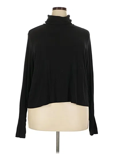 Pre-owned Active By Old Navy Long Sleeve Turtleneck In Black