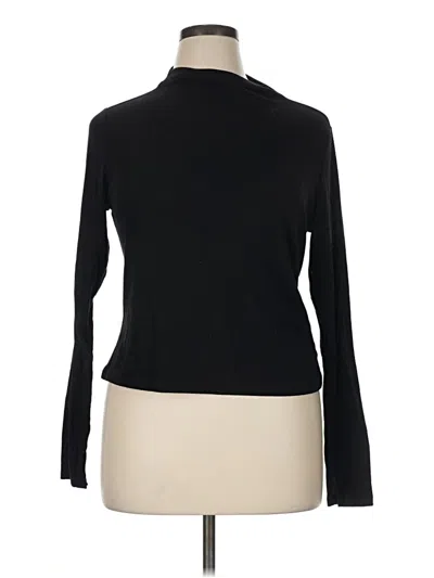 Pre-owned Active By Old Navy Long Sleeve Turtleneck In Black
