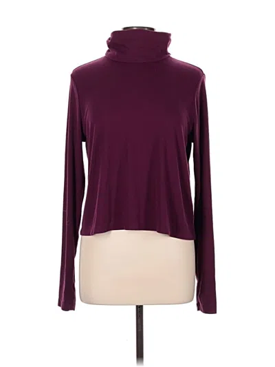 Pre-owned Active By Old Navy Long Sleeve Turtleneck In Burgundy