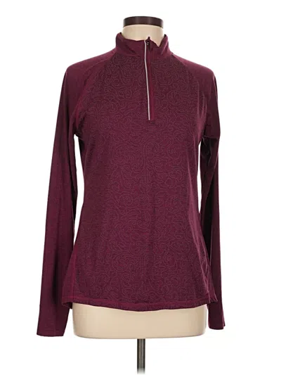 Pre-owned Active By Old Navy Long Sleeve Turtleneck In Burgundy