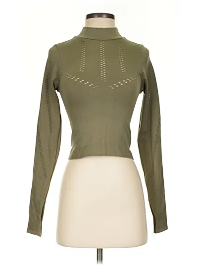Pre-owned Active By Old Navy Long Sleeve Turtleneck In Green