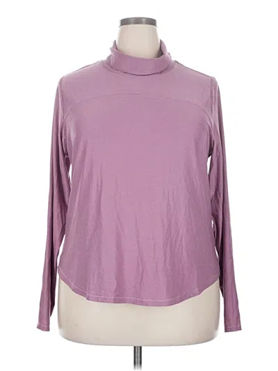 Pre-owned Active By Old Navy Long Sleeve Turtleneck In Purple
