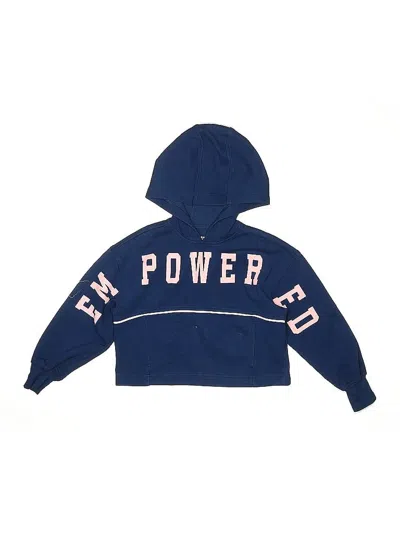 Pre-owned Active By Old Navy Kids' Pullover Hoodie In Blue