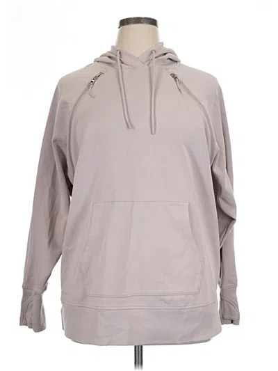 Pre-owned Active By Old Navy Pullover Hoodie In Gray