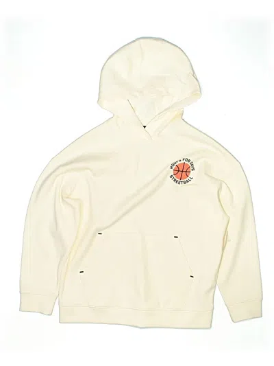 Pre-owned Active By Old Navy Kids' Pullover Hoodie In Ivory