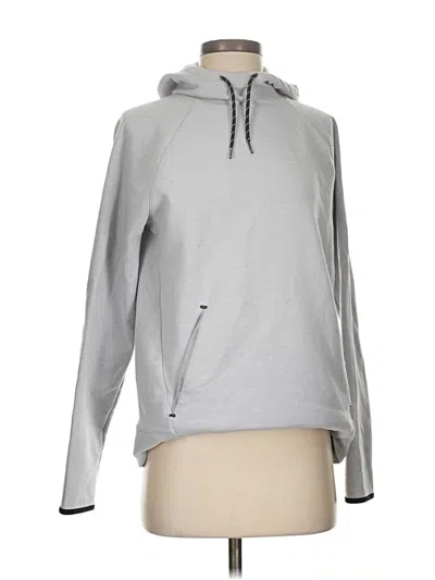 Pre-owned Active By Old Navy Pullover Hoodie In Silver