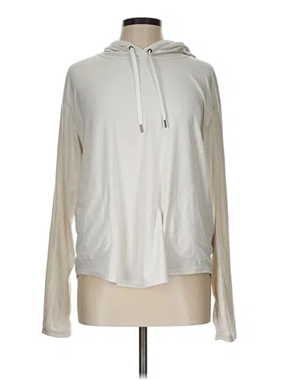 Pre-owned Active By Old Navy Pullover Hoodie In Silver