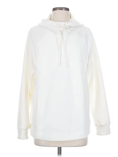 Pre-owned Active By Old Navy Pullover Hoodie In White