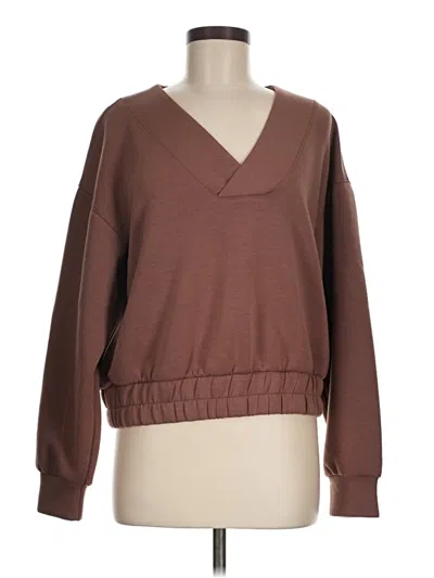 Pre-owned Active By Old Navy Pullover Sweater In Brown