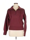 Active By Old Navy Pullover Sweater In Burgundy