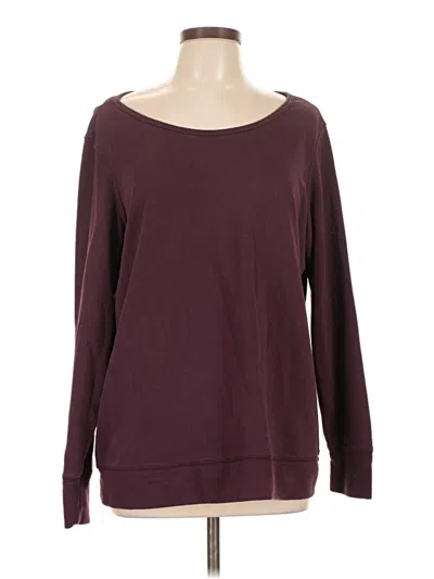 Pre-owned Active By Old Navy Pullover Sweater In Burgundy