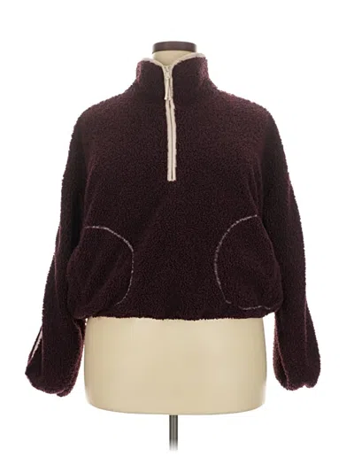 Pre-owned Active By Old Navy Pullover Sweater In Burgundy