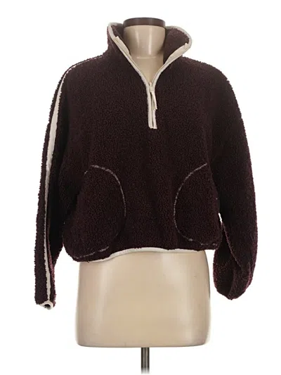 Pre-owned Active By Old Navy Pullover Sweater In Burgundy