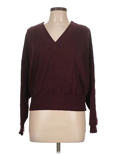 Pre-owned Active By Old Navy Pullover Sweater In Burgundy