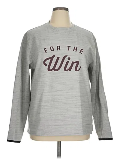 Pre-owned Active By Old Navy Pullover Sweater In Gray