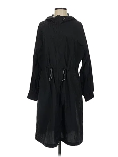 Pre-owned Active By Old Navy Raincoat In Black