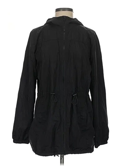 Pre-owned Active By Old Navy Raincoat In Black