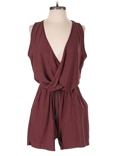 Pre-owned Active By Old Navy Romper In Burgundy
